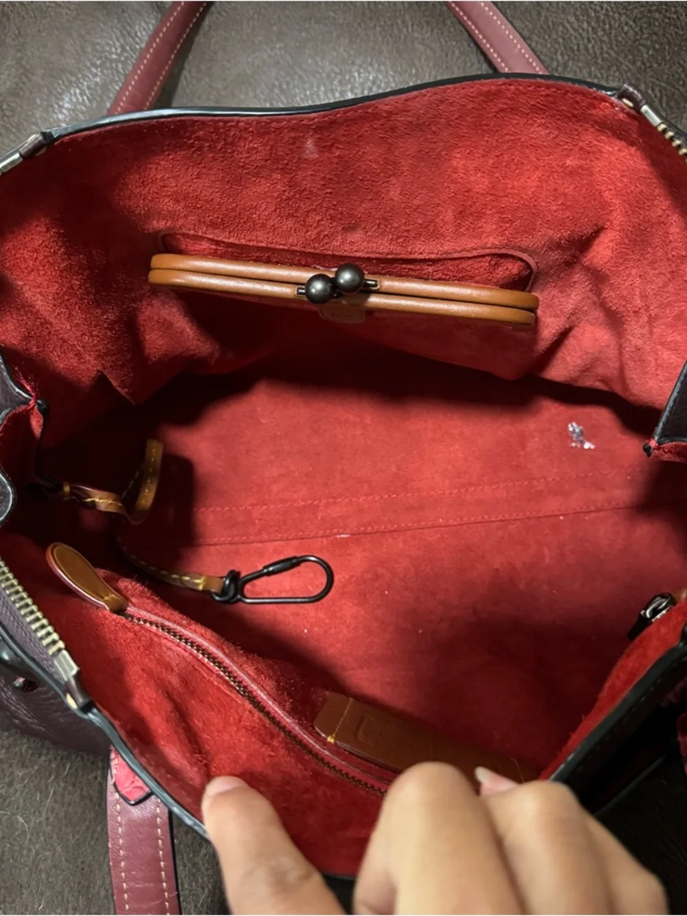 Vintage Coach 1941 outlaw satchel with snakeskin limited edition